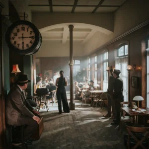 20세기 기차역 레스토랑 세트장