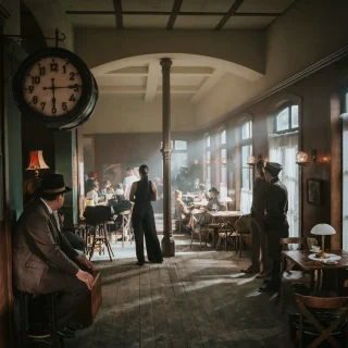 20th Century Train Station Restaurant-103